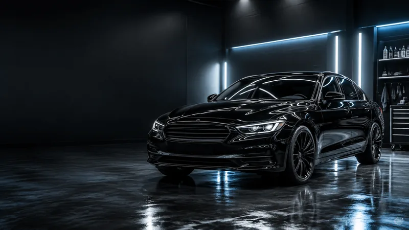 Website concept for auto detailing